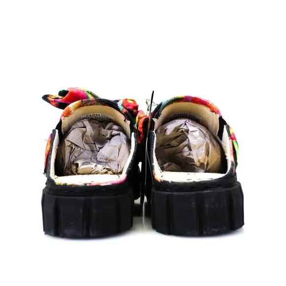 NWOT FARM RIO Floral Canvas Bow Mules Clogs Sneakers Size 6.5 - Picture 8 of 8